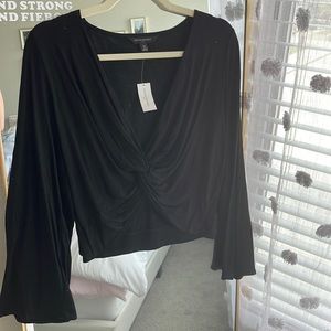 Banana republic black blouse